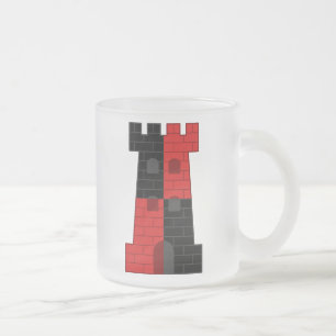 Taza De Cristal Esmerilado SCA Lonely Tower