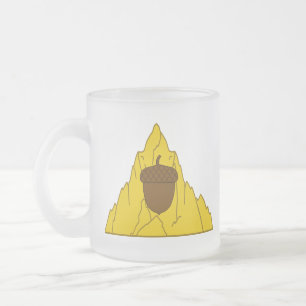 Taza De Cristal Esmerilado SCA Mountain Edge Frosted Glass Coffee Mug