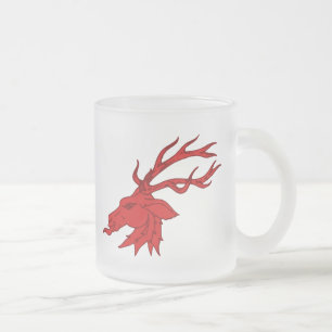 Taza De Cristal Esmerilado SCA Saint Georges Frosted Glass Coffee Mug