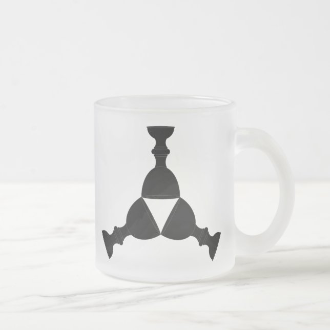 Taza De Cristal Esmerilado SCA Yarnvid (Derecha)