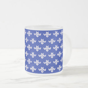 Taza De Cristal Esmerilado SCANDIA BLUE KNIT Frost Glass Mug