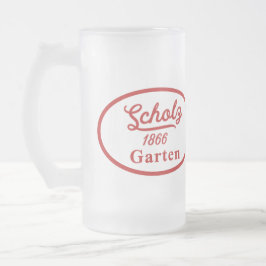 Taza De Cristal Esmerilado Scholz Garten