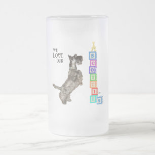 Taza De Cristal Esmerilado Scottie Encuentra un Premio