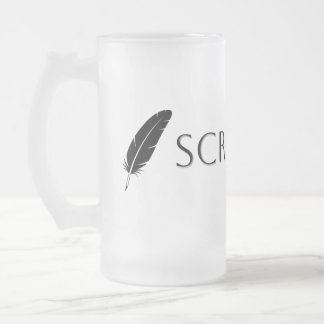 Taza De Cristal Esmerilado Scribe Vibes Author Writer Poet Literature
