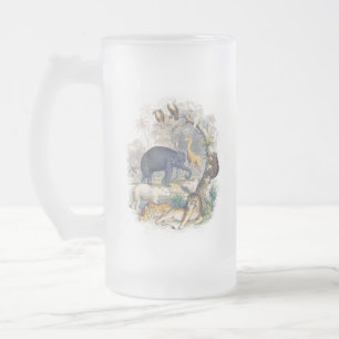 Taza De Cristal Esmerilado Selva de la selva