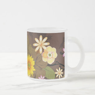 Taza De Cristal Esmerilado Selva Imaginaria 3