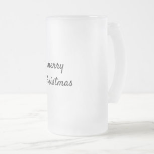 Taza De Cristal Esmerilado Sencillo logo de personalizado minimalista elegant
