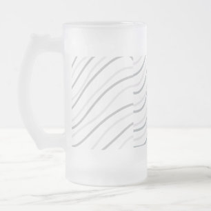 Taza De Cristal Esmerilado Sencillo logo de personalizado minimalista elegant