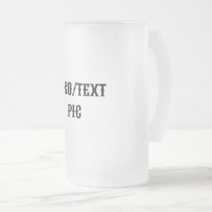 Taza De Cristal Esmerilado Sencillo logo de personalizado minimalista elegant