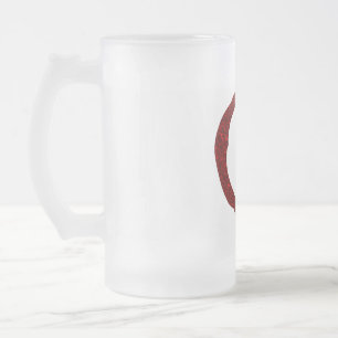 Taza De Cristal Esmerilado Sencillo y elegante logotipo de personalizado aquí