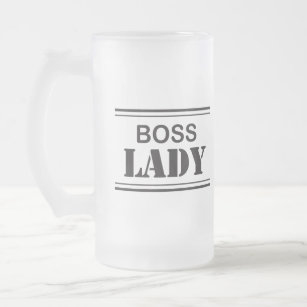Taza De Cristal Esmerilado Señora Frosted Mug de Boss