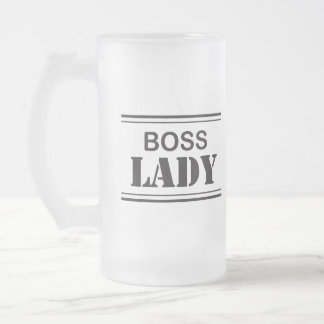 Taza De Cristal Esmerilado Señora Frosted Mug de Boss