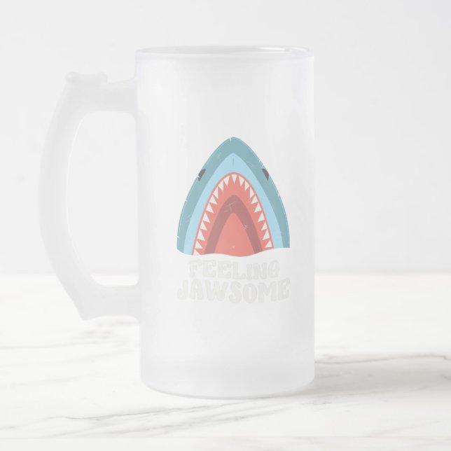 Taza De Cristal Esmerilado Sensación de aguafiestas divertidas aguijonetas ve (Izquierda)