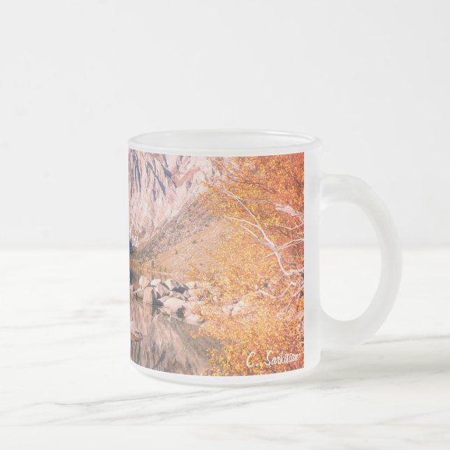 Taza De Cristal Esmerilado Ser la persona (Derecha)