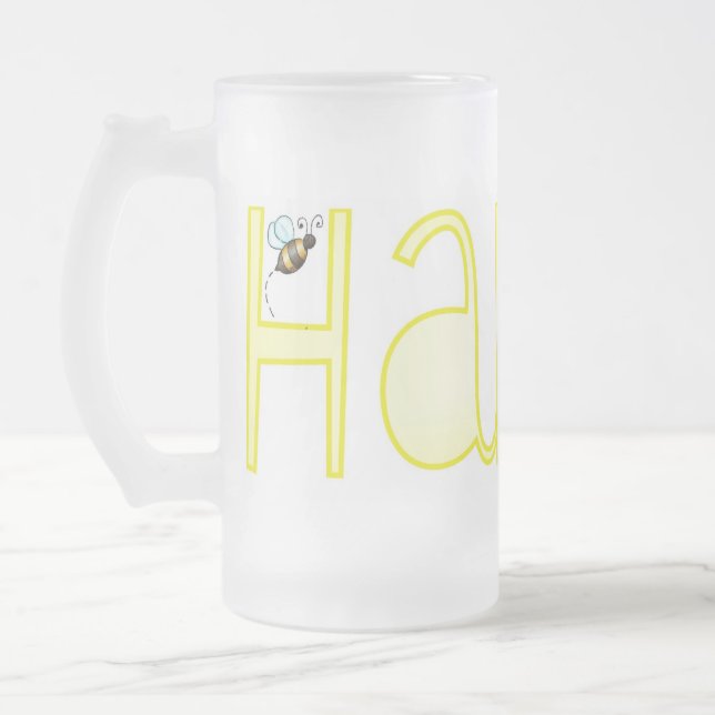 Taza De Cristal Esmerilado Ser X Template Mug 4 (Izquierda)