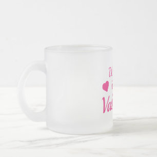 Taza De Cristal Esmerilado ¿Serás Mi Mug De Vidrio Escarado De San Valentín, 