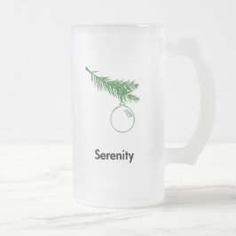 Taza De Cristal Esmerilado Serenidad de Ornament