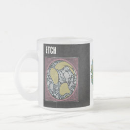 Taza De Cristal Esmerilado Serie Etch
