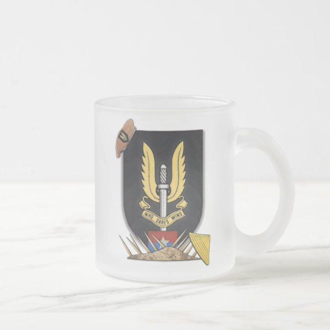 Taza De Cristal Esmerilado Servicio aéreo especial SAS vietnam war frosty Mug (Derecha)
