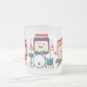 Taza De Cristal Esmerilado Sesión de improvisación personalizado humor