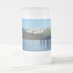 Taza De Cristal Esmerilado Seward Beauty Frost Glass Beer Mug