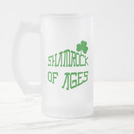 Taza De Cristal Esmerilado Shamrock of Eges