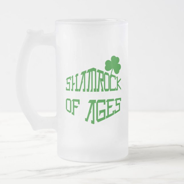 Taza De Cristal Esmerilado Shamrock of Eges (Izquierda)
