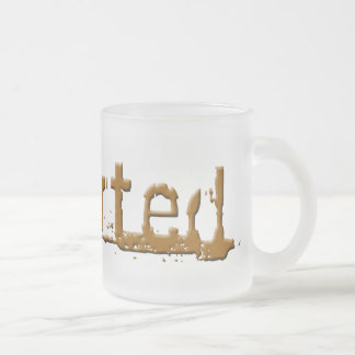 Taza De Cristal Esmerilado sharted