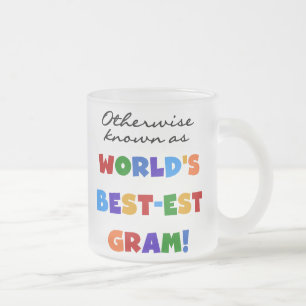 Taza De Cristal Esmerilado Si no conocido como regalos del gramo del