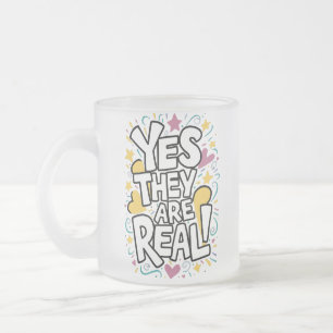 Taza De Cristal Esmerilado sí, son reales