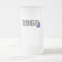Signo de paz hippie de 1968: Púrpura poder de flor
