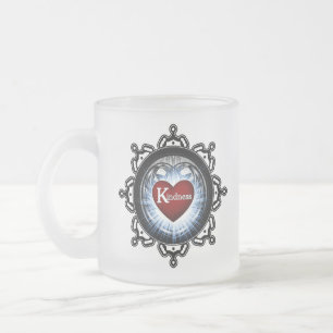 Taza De Cristal Esmerilado Símbolo de amabilidad