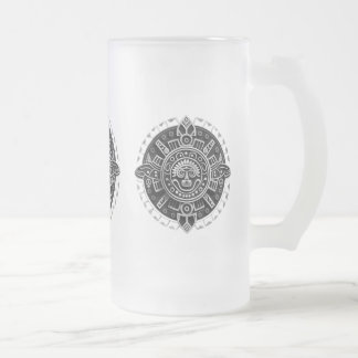Taza De Cristal Esmerilado Símbolo maya