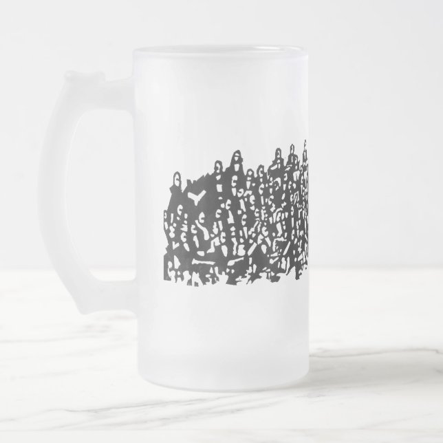 TAZA DE CRISTAL ESMERILADO ¡SIMPATÍA! (Izquierda)