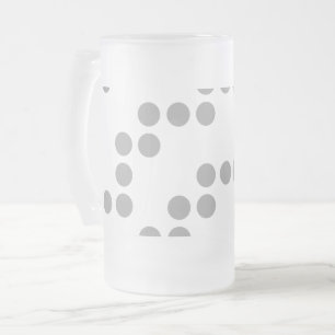 Taza De Cristal Esmerilado Simple minimalista elegante gracias personalizado