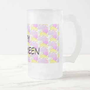 Taza De Cristal Esmerilado Simple minimalista elegante gracias personalizado