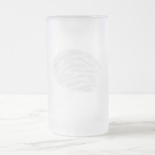 Taza De Cristal Esmerilado simple mínimo añadir el texto foto monograma