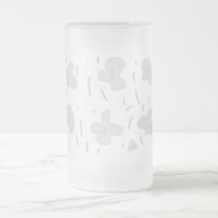 Taza De Cristal Esmerilado simple mínimo añadir el texto monograma foto cof