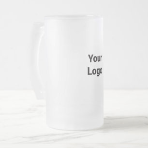 Taza De Cristal Esmerilado simple mínimo añadir su nombre MONOGRAM GROOMSMEN