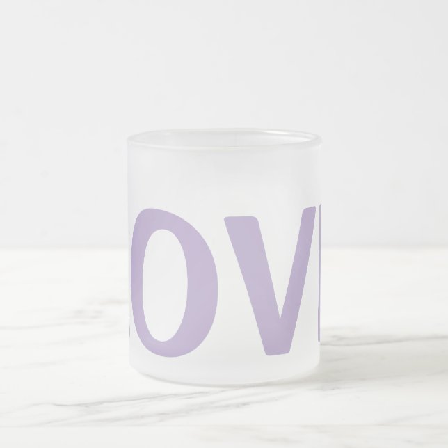 Taza De Cristal Esmerilado simple mínimo añadir su nombre MONOGRAM GROOMSMEN (Centro)