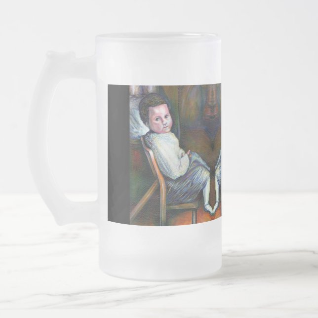 Taza De Cristal Esmerilado Sinestesia (Izquierda)