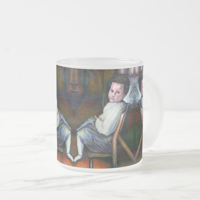 Taza De Cristal Esmerilado Síntesis (Anverso derecho)