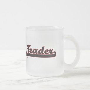Taza De Cristal Esmerilado Sistema de trabajo clásico del comerciante