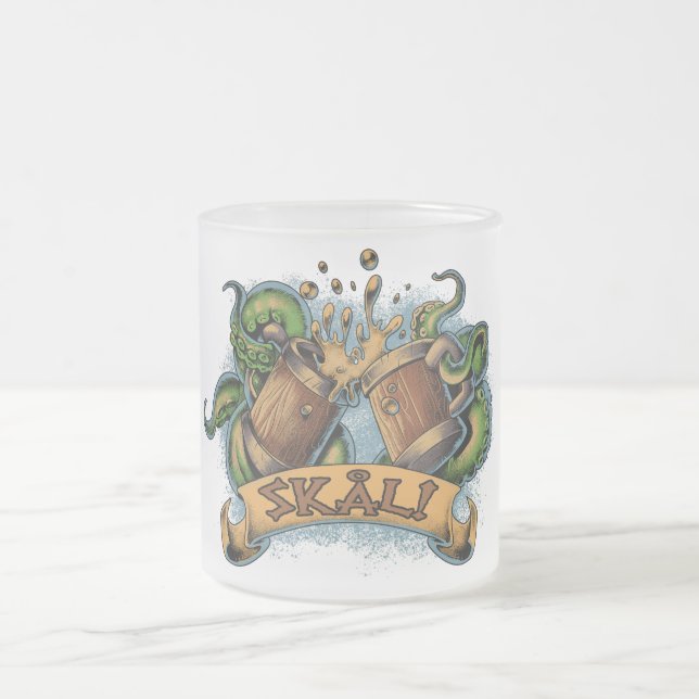 TAZA DE CRISTAL ESMERILADO SKÅL (Centro)