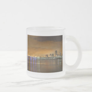 Taza De Cristal Esmerilado Skyline