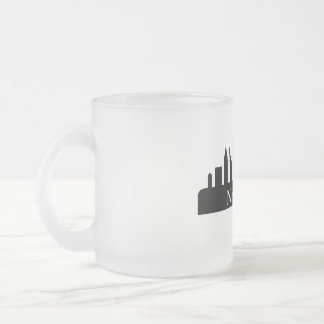 Taza De Cristal Esmerilado Skyline New York