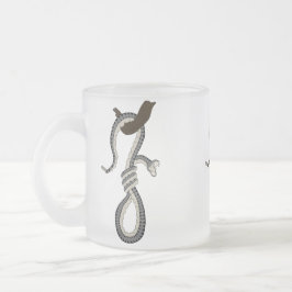 Taza De Cristal Esmerilado Soga de la serpiente