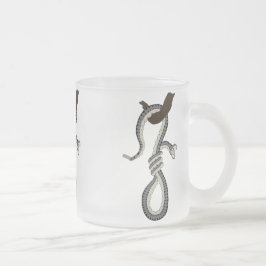Taza De Cristal Esmerilado Soga de la serpiente