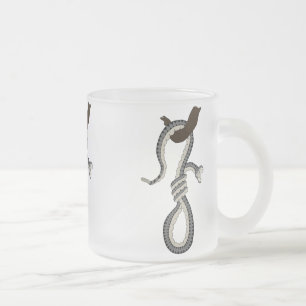 Taza De Cristal Esmerilado Soga de la serpiente