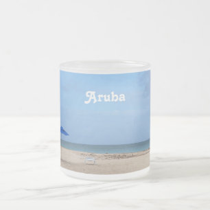 Taza De Cristal Esmerilado Soledad de Aruba
